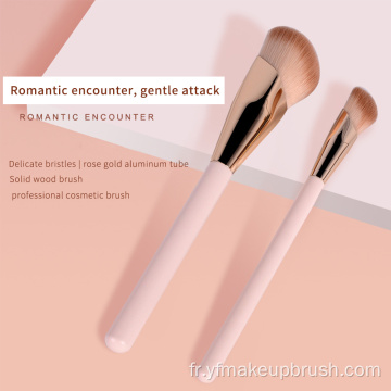 1 pcs pinceaux de maquillage rose jeu de pinceaux maquillage